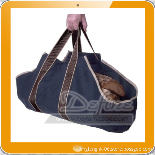 Heavy Duty Canvas Firewood Carrier Firewood Packaging Bag
